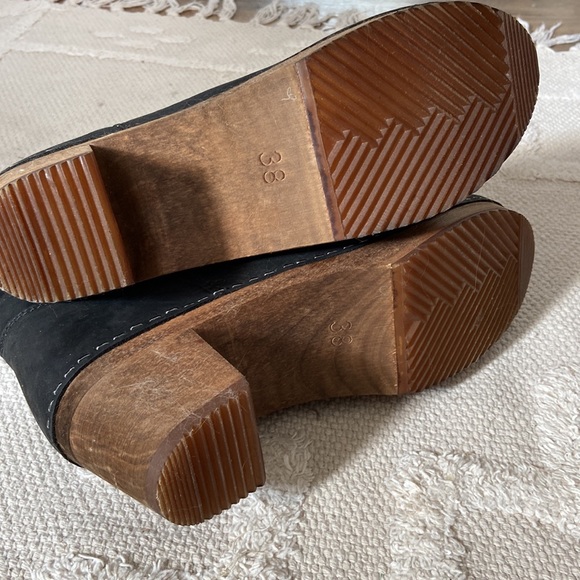 NEW Lotta's Anna Clog Boot Black Soft Oil-38 - Picture 3 of 5